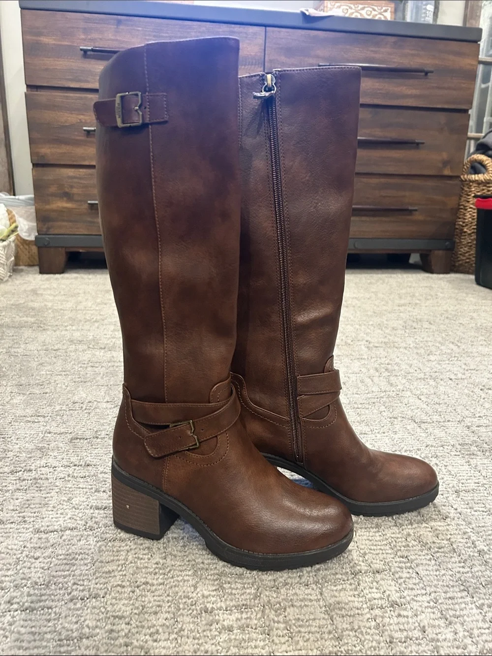 Dr. Scholl's Prairie Boot Dark Brown 6.5